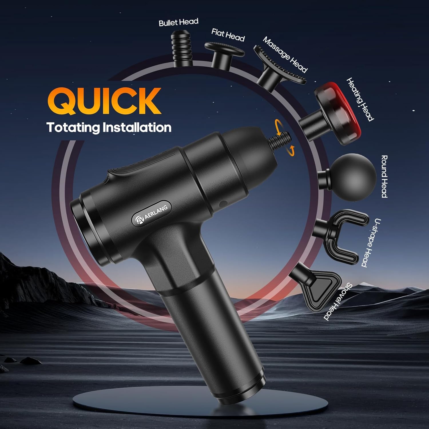 AERLANG Heat Massage Gun